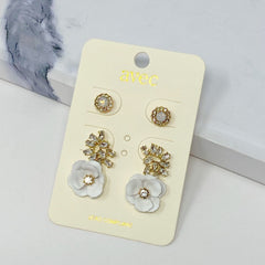 Jewel And Bloom Earring Set