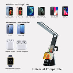 LumiCharge-Mini - 7 in 1 Multifunctional LED Desk Lamp with wireless