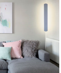 3"W Solid Wood Hover Plank Corner/Wall Accent Light Plug-In Almond