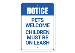 Pets Welcome Sign