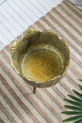 set of 2 metal Indoor planters