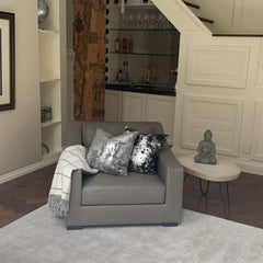 Crestmont Decorative Foil Velvet Pillow Covers Cushion Cases - Pack of