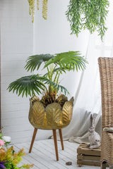 set of 2 metal Indoor planters