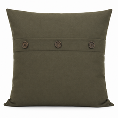 Solid Color with Buttons Pillows