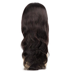 Women BrU Part Wig Body Wave Human Hair Wigs For Blackazilian Remy Ha