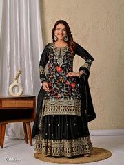 Black Suits Sharara Set