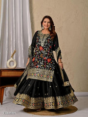 Black Suits Sharara Set