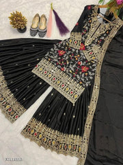 Black Suits Sharara Set