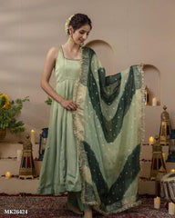 Georgette Fabric Designer Gown
