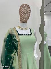 Georgette Fabric Designer Gown