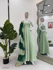 Georgette Fabric Designer Gown