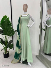 Georgette Fabric Designer Gown