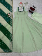 Georgette Fabric Designer Gown