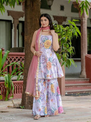 Floral Sharara Set