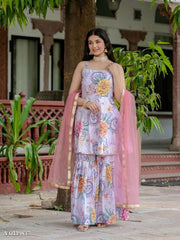 Floral Sharara Set