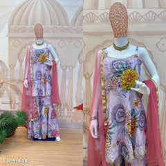 Floral Sharara Set