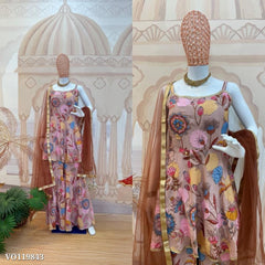 Floral Sharara Set
