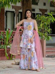 Floral Sharara Set
