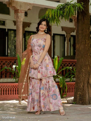 Floral Sharara Set