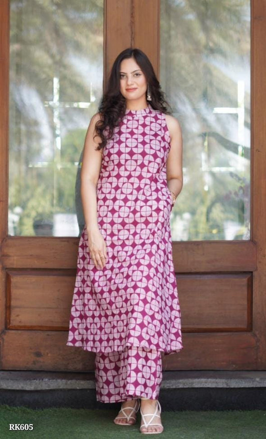 Beautifully aline Cotton kurta set