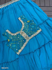 Georgette Fabric Party Wear Lehenga