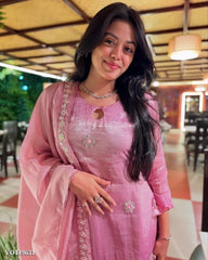 Pink Suits Sharara Set