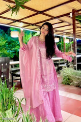 Pink Suits Sharara Set