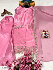 Pink Suits Sharara Set