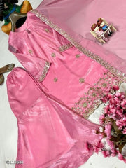 Pink Suits Sharara Set