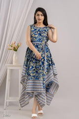 Floral Cotton Dress for Women