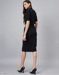 New Crop Blazer With Button Detail Skirt