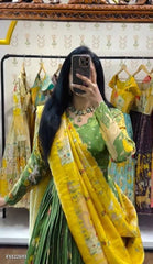 Cotton Kalamkari Printed Lehenga Choli Set for Women