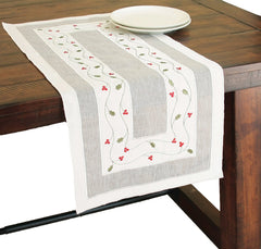 Classic Holly Table Runner