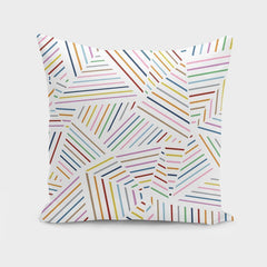 Ab Linear Rainbow Zoom Cushion/Pillow