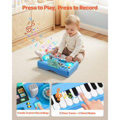 Baby DJ Playset For Toddlers 1-3, Educational Musical Table Toys With