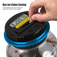 Foldable Money Saving Box Coin Counting LCD Display