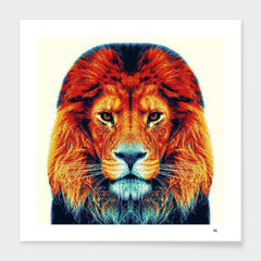 Lion - Colorful Animals Frame