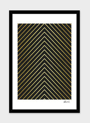 Minimalist and golden art Frame