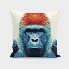 Gorilla - Colorful Animals Cushion/Pillow