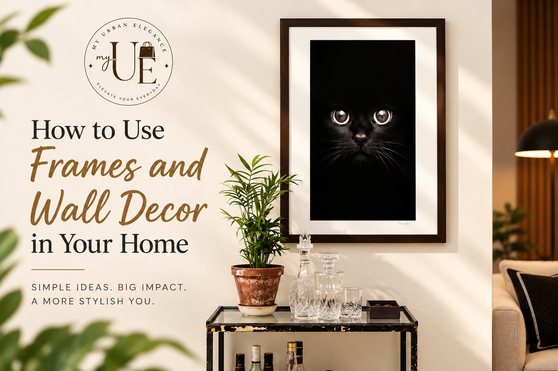 How to Use Frames and Wall Decor in Your Home