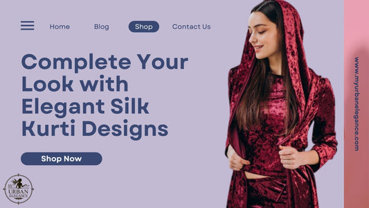 Complete Your Look with Elegant Silk Kurti Designs