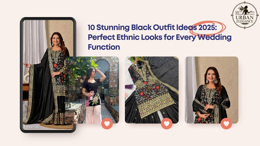 8 Stunning Black Outfit Ideas 2025: Perfect Ethnic Looks for Every Wedding Function