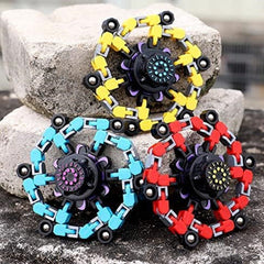 Creative Fidget Spinner Bicycle Chain Decompression Rotation