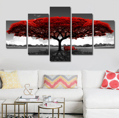 5Pcs Canvas Print Paintings Landscape Pictures Wall Art Modern Living