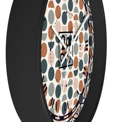 2882Time™ Halves & Wholes Retro Dot Geometric Clock