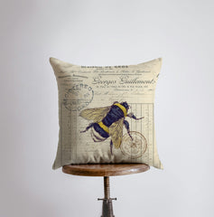 Vintage Bee Pillow