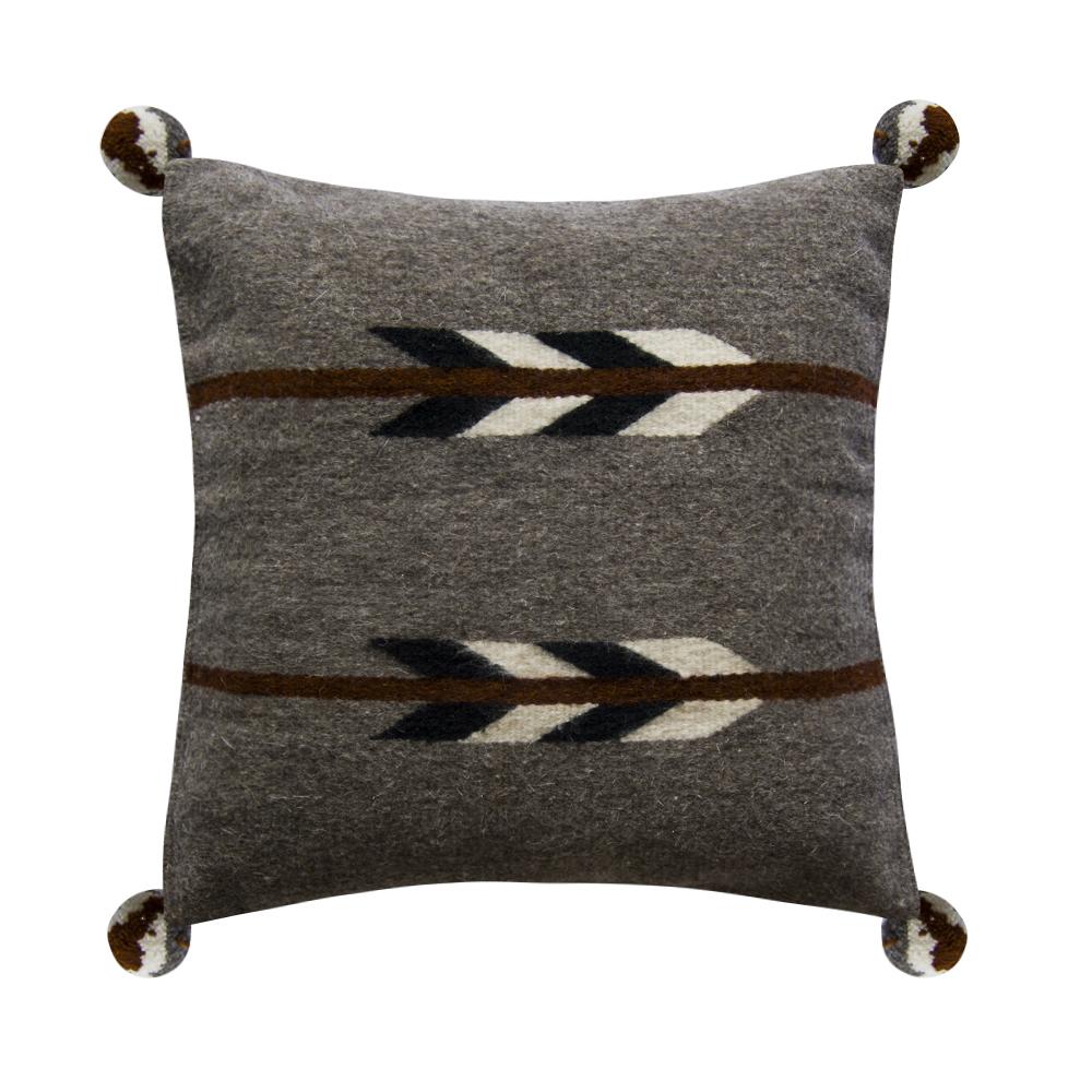 Baxa Gray Arrows Pillow Cover