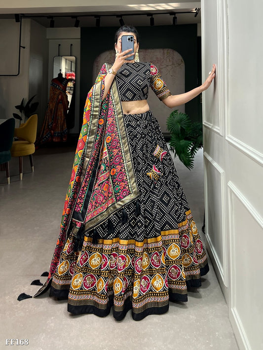 Black Lehenga
