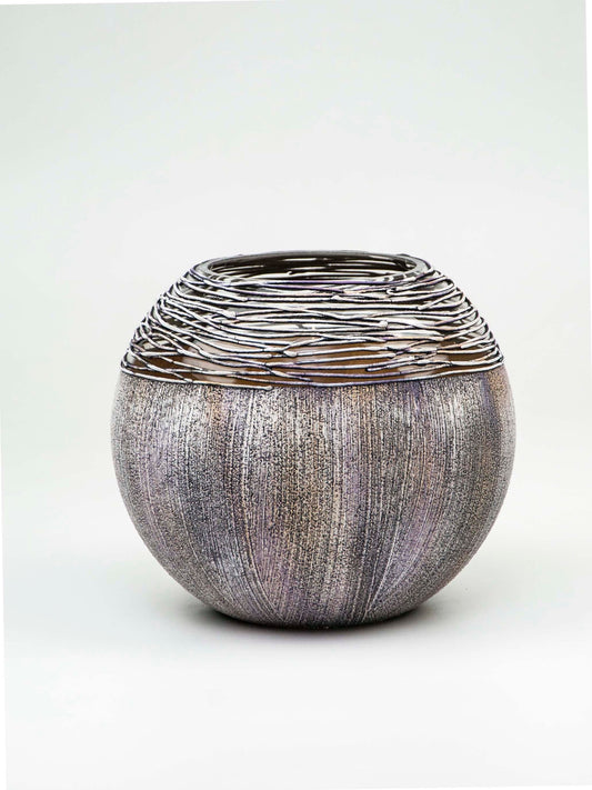 Round Glass Vase for Flowers