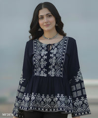 Demanding Beutiful Printed Top